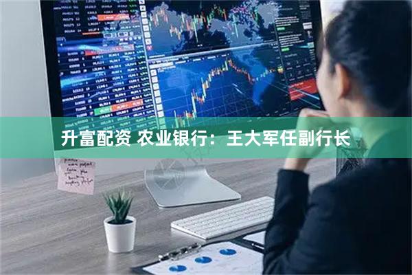 升富配资 农业银行：王大军任副行长