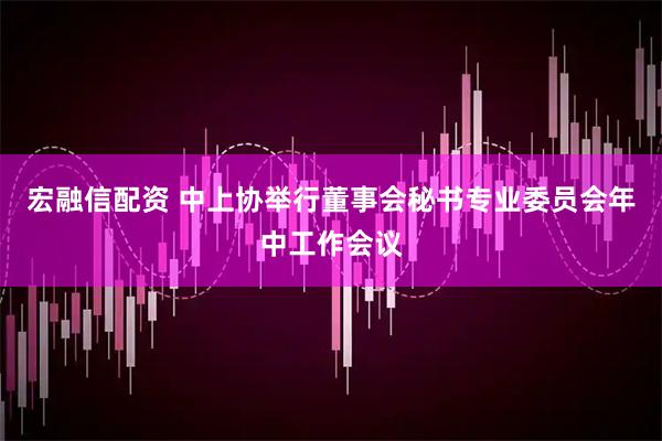 宏融信配资 中上协举行董事会秘书专业委员会年中工作会议